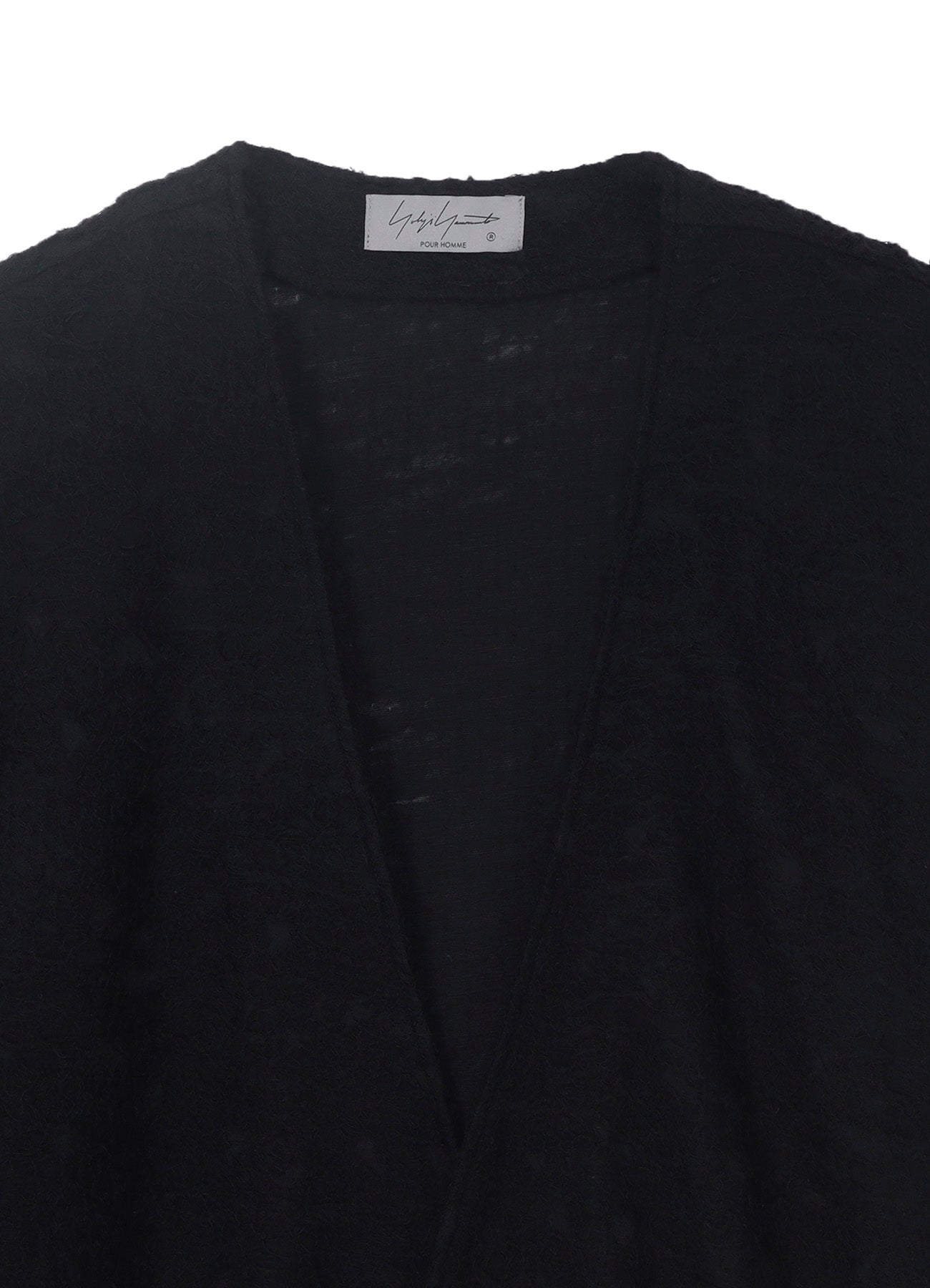 1/60 DOUBLE JACQUARD LONG CARDIGAN