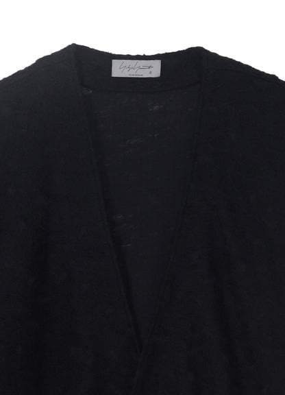 1/60 DOUBLE JACQUARD LONG CARDIGAN