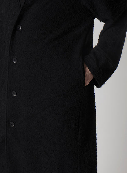 1/60 DOUBLE JACQUARD LONG CARDIGAN