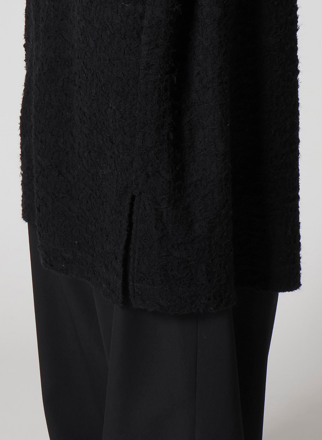 1/60 DOUBLE JACQUARD LONG CARDIGAN