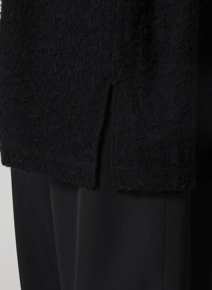 1/60 DOUBLE JACQUARD LONG CARDIGAN