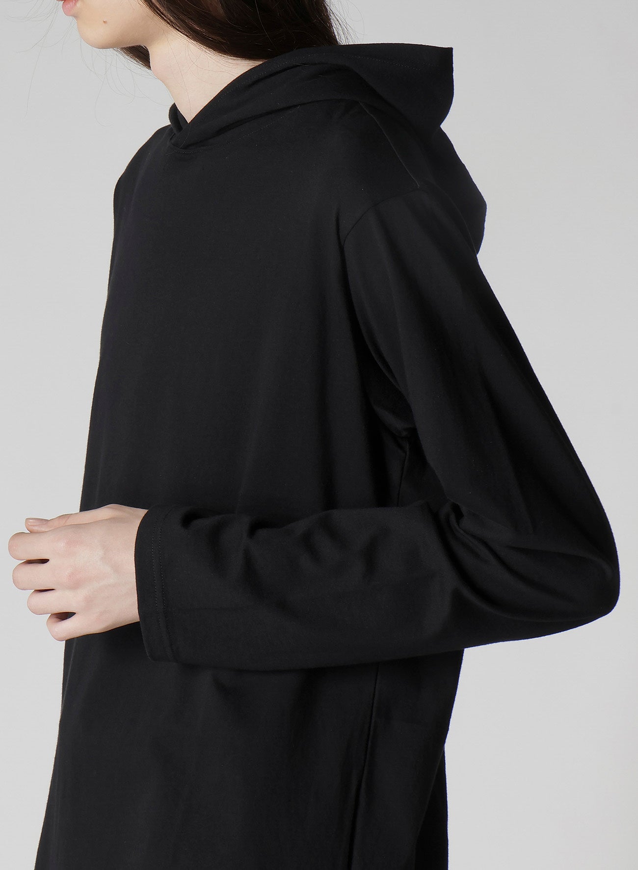 30/- PLAIN STITCH HOOD SIGNATURE PRINT HOODIE – THE SHOP YOHJI