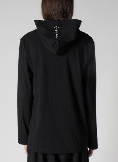 30/- PLAIN STITCH HOOD SIGNATURE PRINT HOODIE