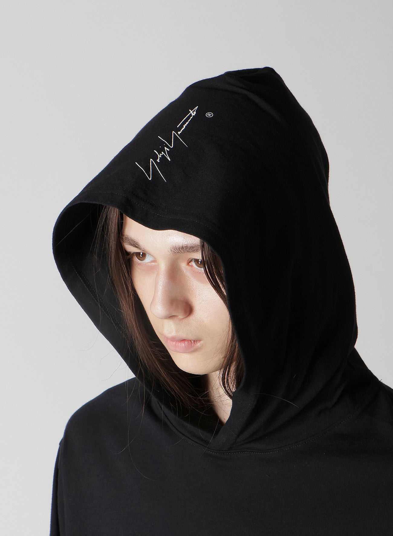 30/- PLAIN STITCH HOOD SIGNATURE PRINT HOODIE