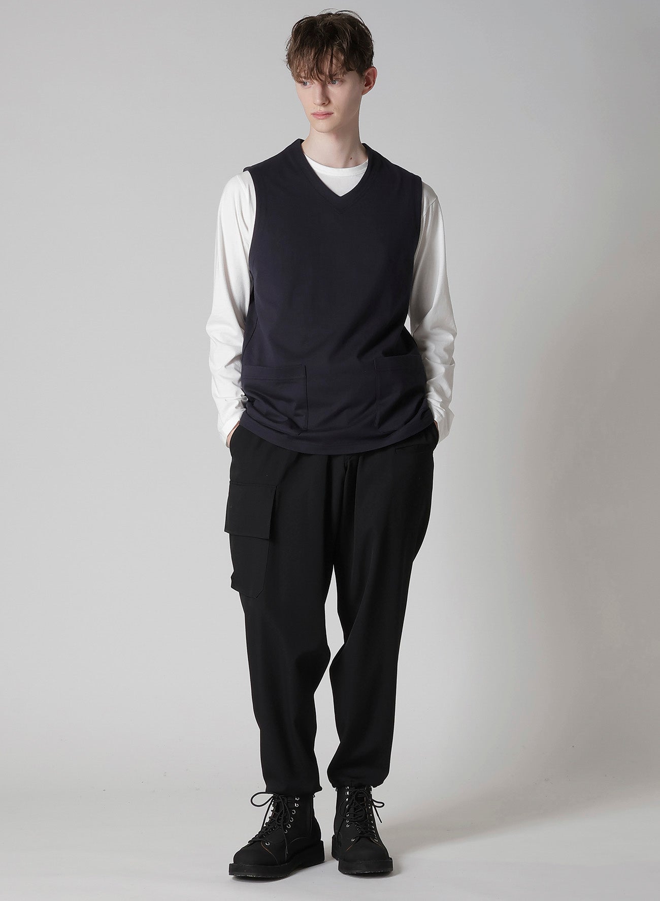 HIGH DENSITY JERSEY POCKET DETAIL VEST