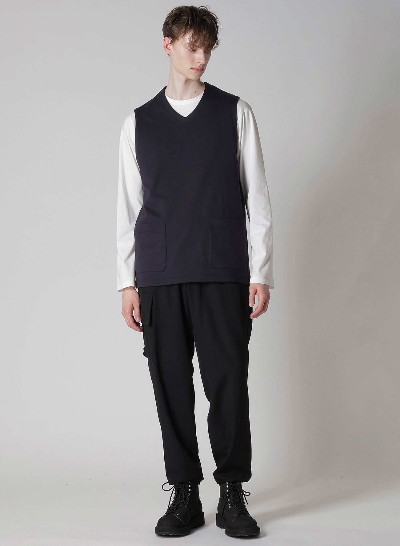 HIGH DENSITY JERSEY POCKET DETAIL VEST