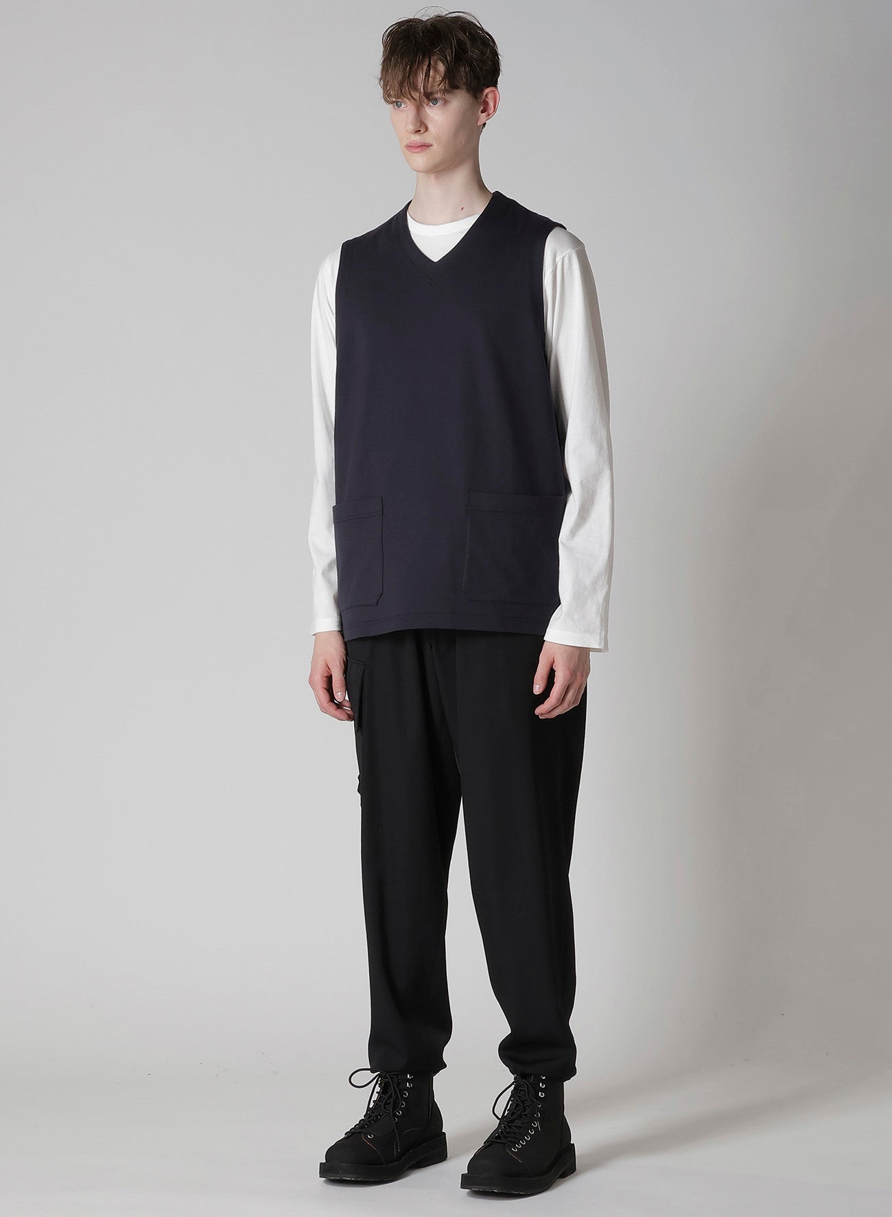 HIGH DENSITY JERSEY POCKET DETAIL VEST