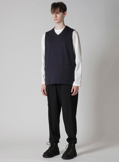 HIGH DENSITY JERSEY POCKET DETAIL VEST
