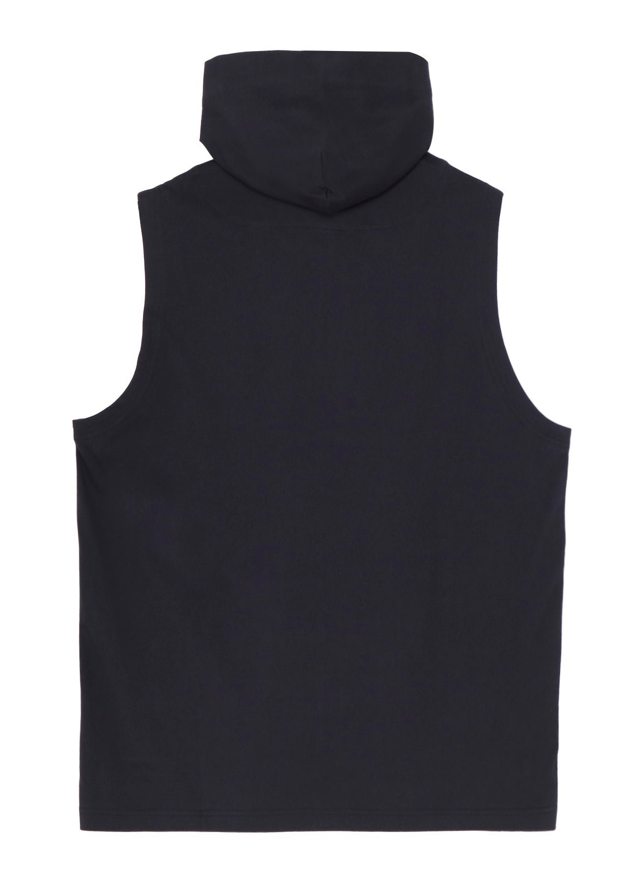 HIGH DENSITY JERSEY HOODED ZIP VEST