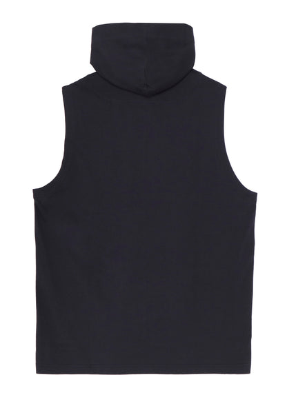 HIGH DENSITY JERSEY HOODED ZIP VEST