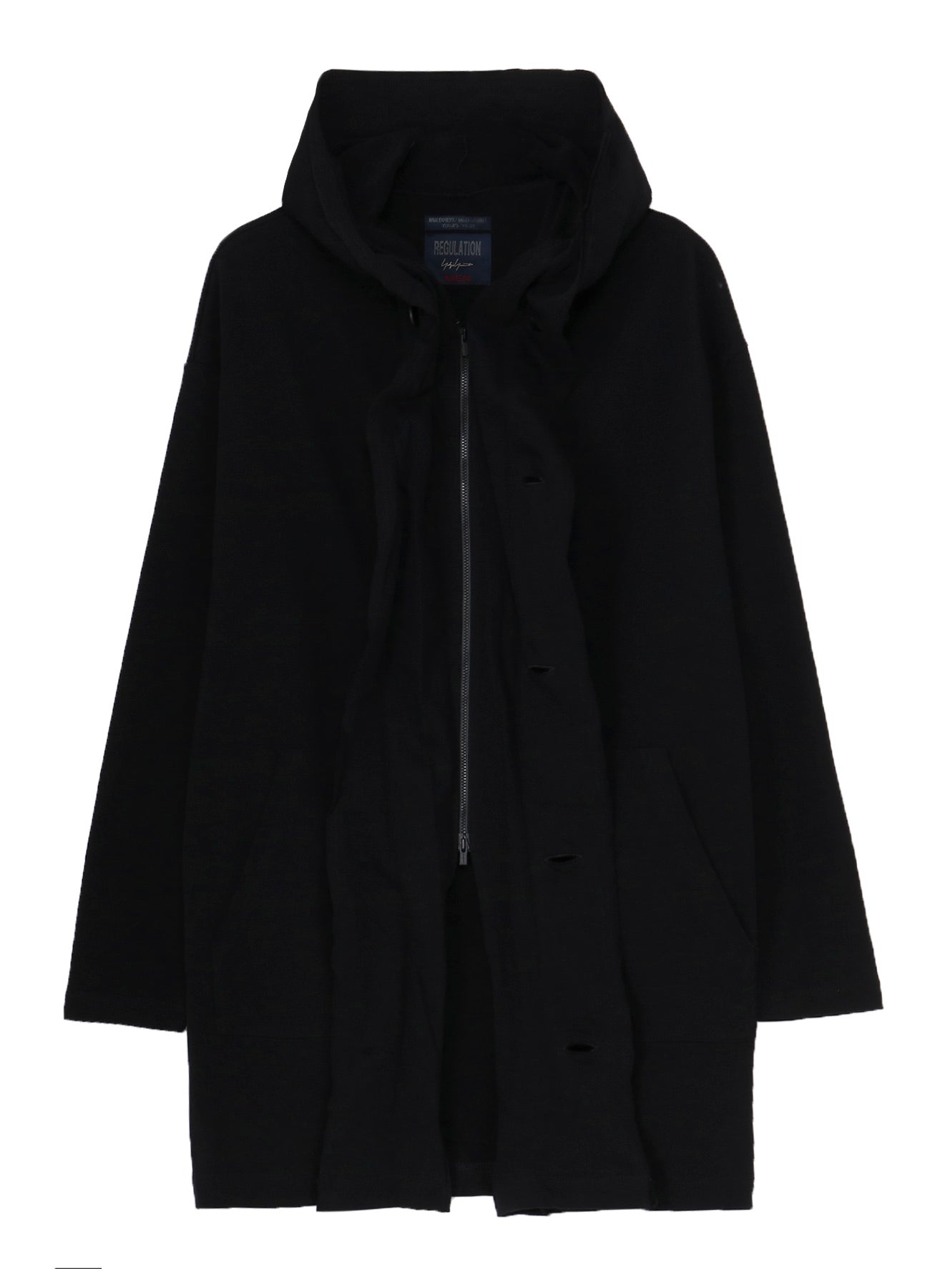 REGULATION FRENCH TERRY HOODED COAT