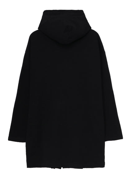 REGULATION FRENCH TERRY HOODED COAT