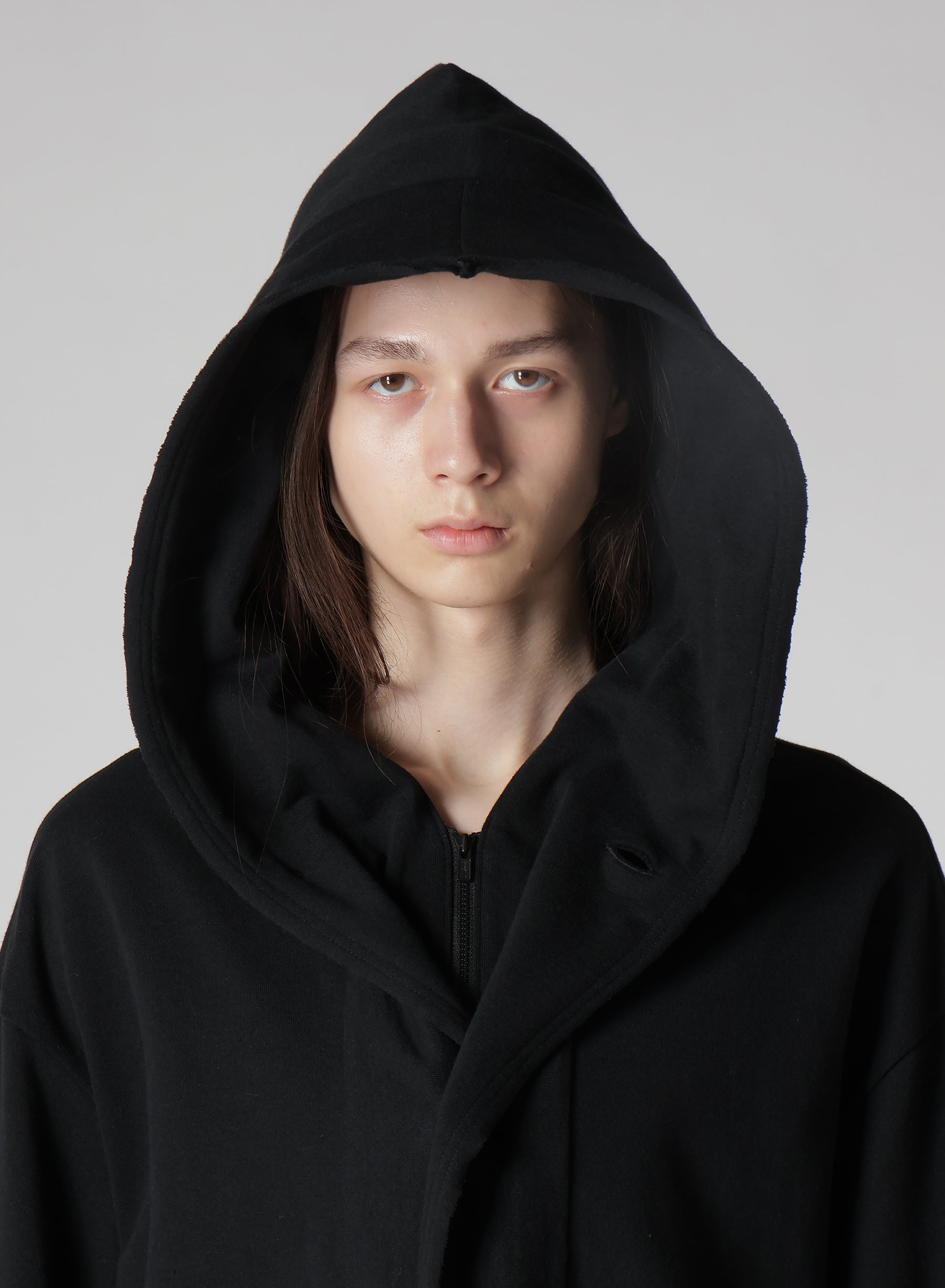 REGULATION FRENCH TERRY HOODED COAT – THE SHOP YOHJI YAMAMOTO