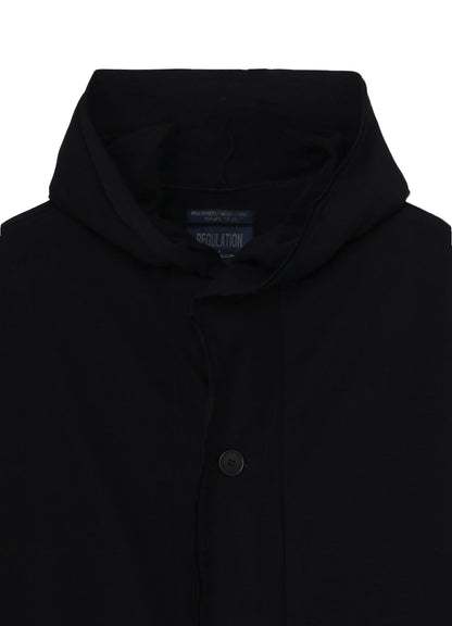 REGULATION FRENCH TERRY HOODED COAT