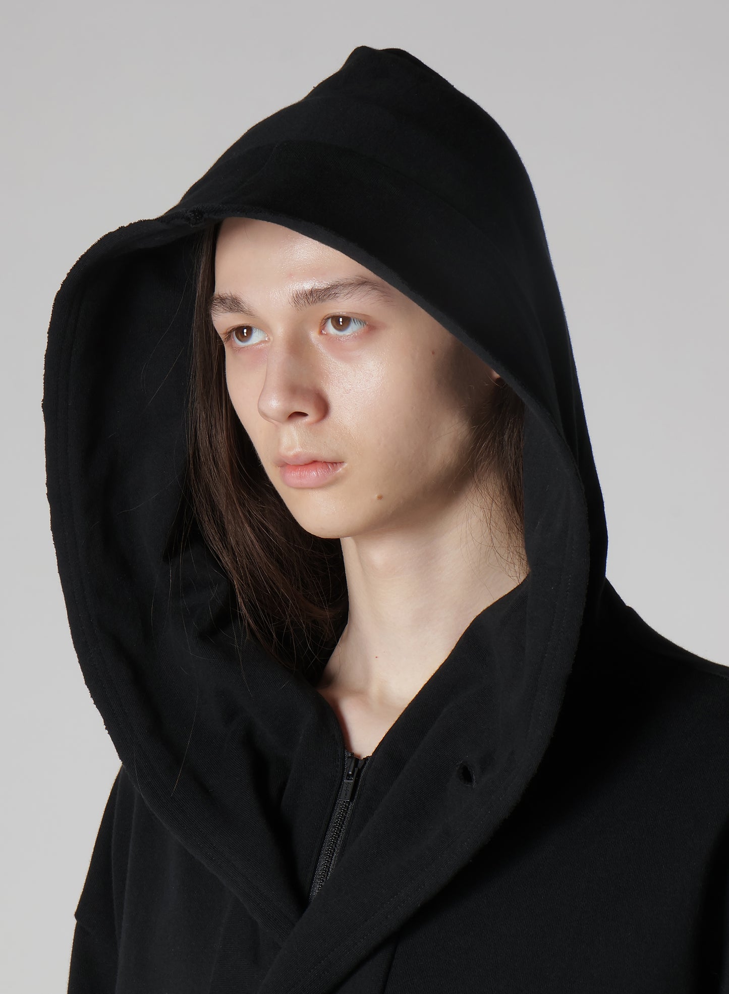 REGULATION FRENCH TERRY HOODED COAT