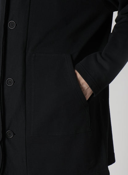 REGULATION FRENCH TERRY HOODED COAT