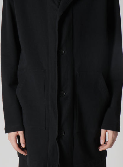 REGULATION FRENCH TERRY HOODED COAT