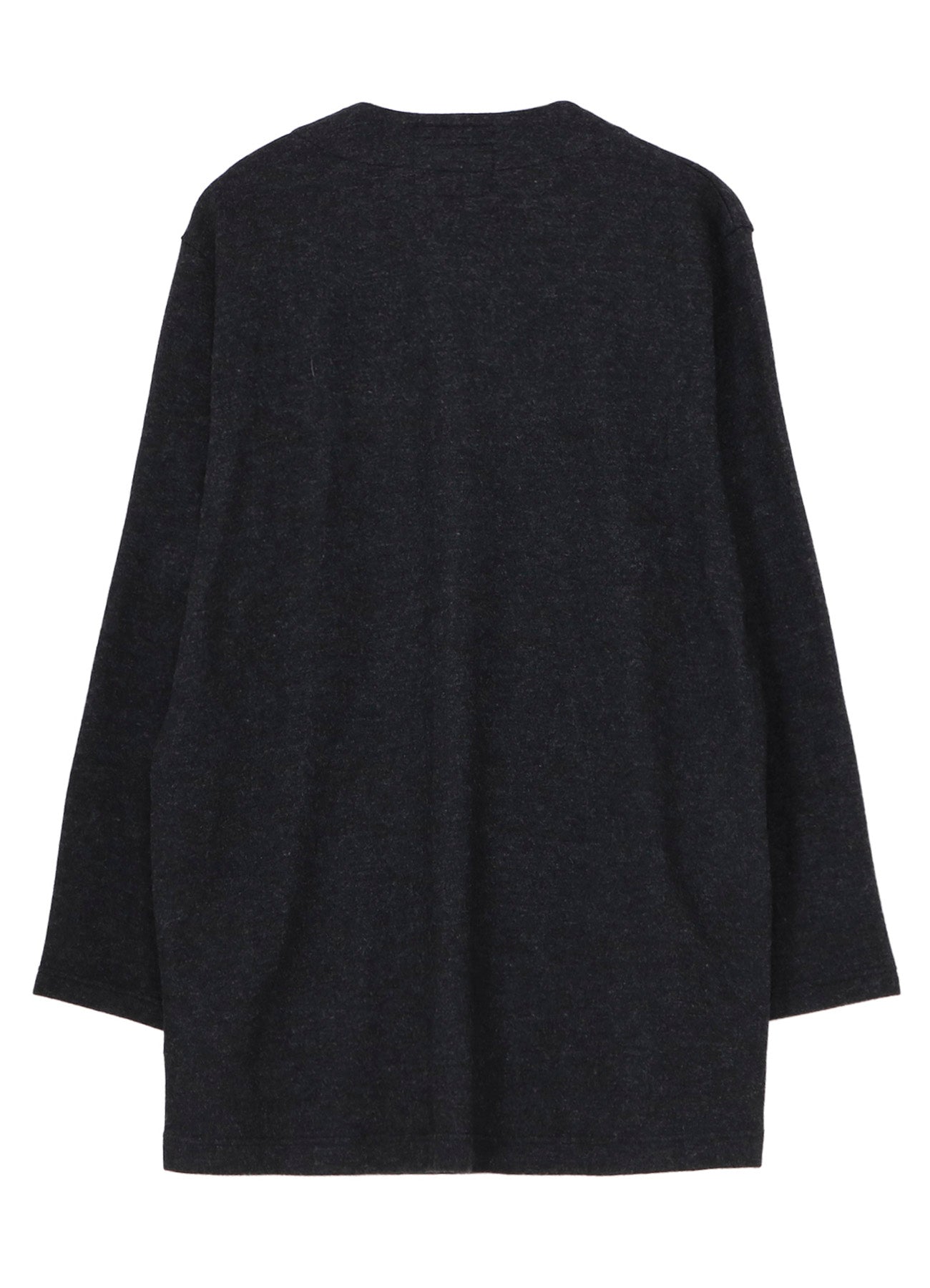 WOOLLEN JERSEY ROUND NECK JACKET