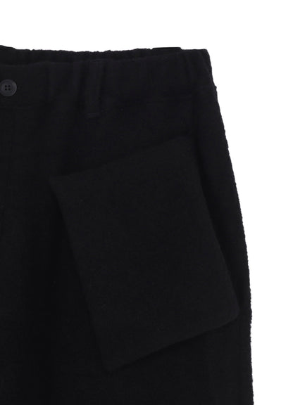 BOUCLE SINGLE JERSEY PADDED POCKET PANTS