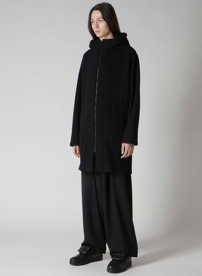 1/12 WOOL JACQUARD PADDED HOODIE