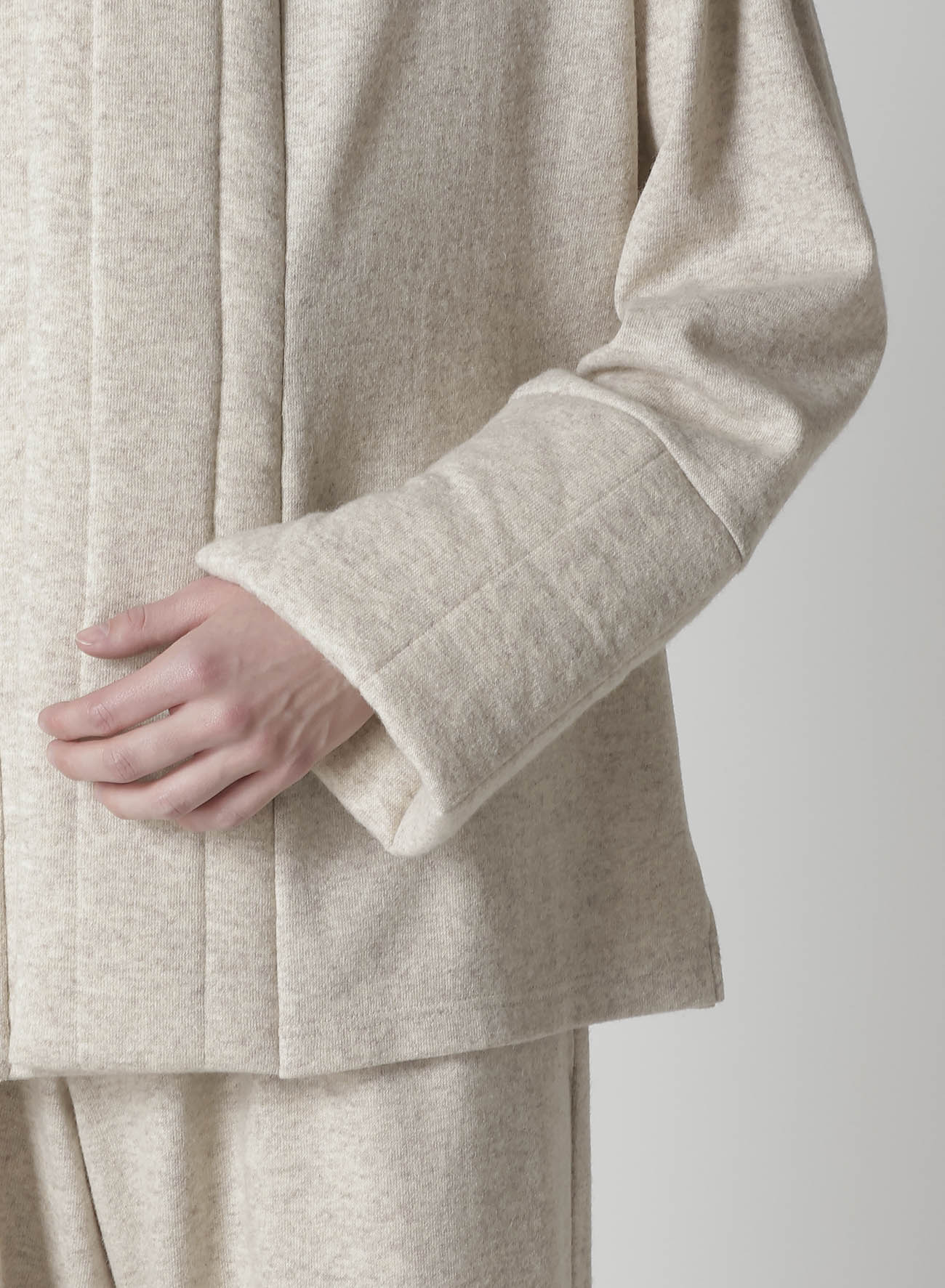 WOOLEN SINGLE PADDED JACKET