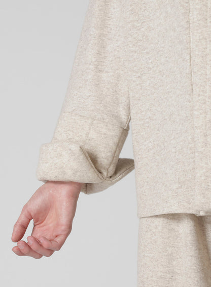 WOOLEN SINGLE PADDED JACKET