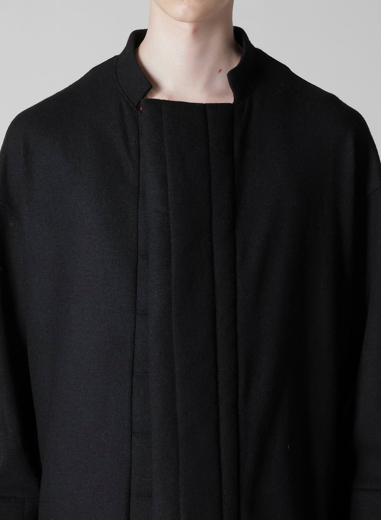 WOOLEN SINGLE PADDED JACKET