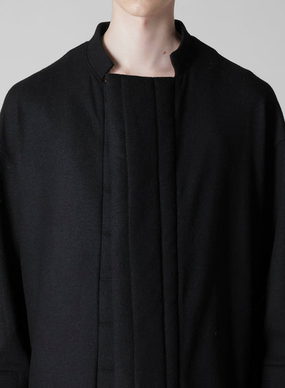WOOLEN SINGLE PADDED JACKET