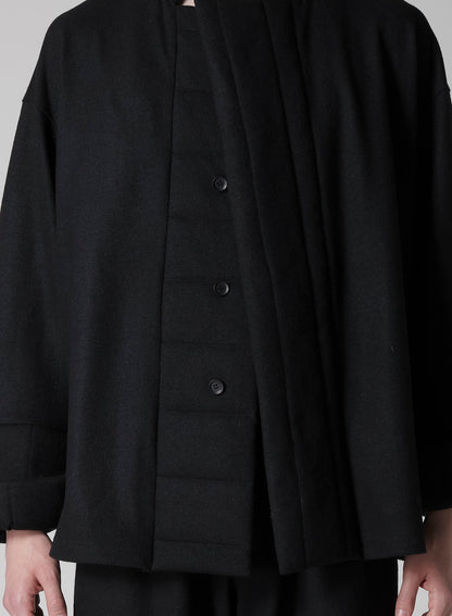 WOOLEN SINGLE PADDED JACKET