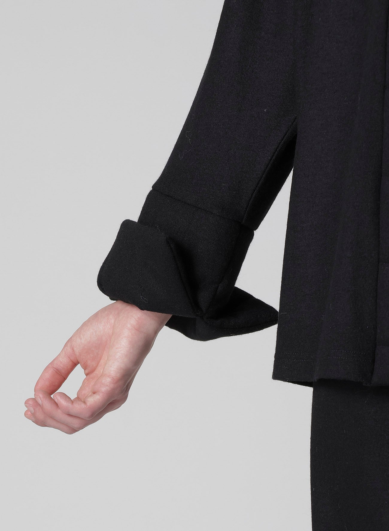 WOOLEN SINGLE PADDED JACKET