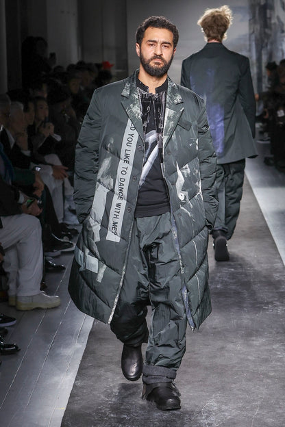 HIRAGANA PRINTED TRANSPARENT VEST