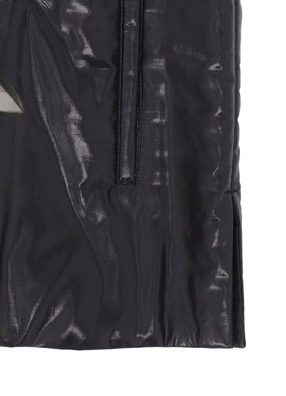 PAPER LOGO PRINTED CHINESE COLLAR VEST
