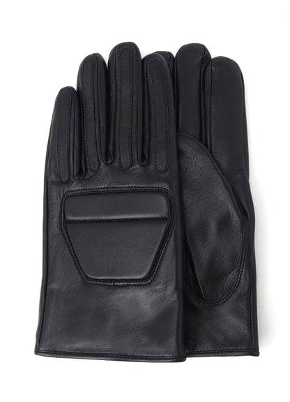 LAMB SKIN PADDED SHORT GLOVES
