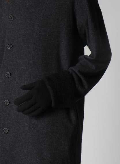 W/AC CARDIGAN STITCH KNITTED CUFFS GLOVES