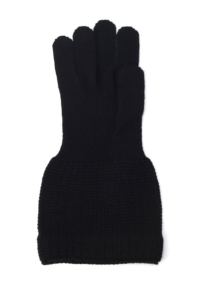 W/AC CARDIGAN STITCH KNITTED CUFFS GLOVES