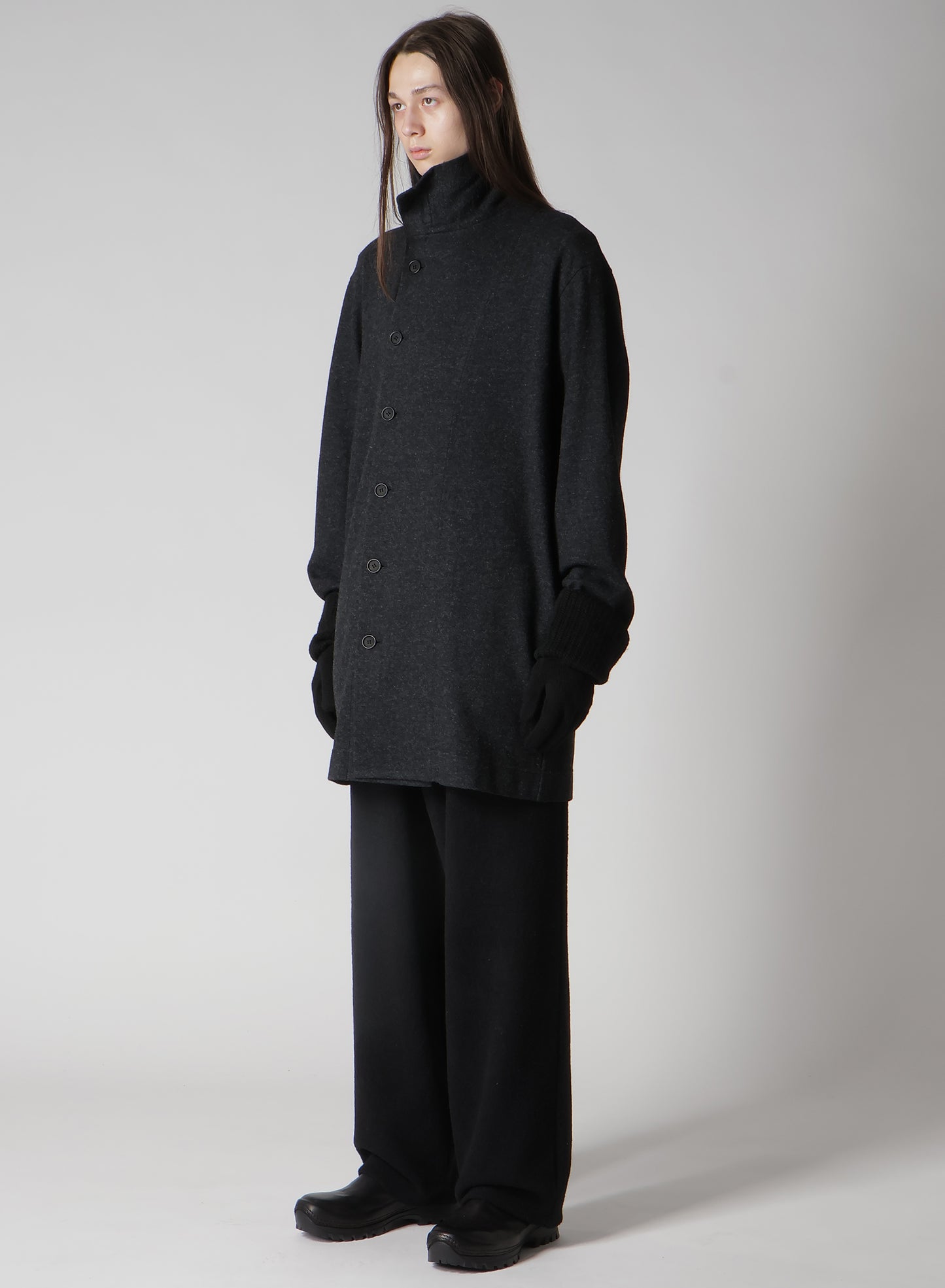 W/AC CARDIGAN STITCH KNITTED CUFFS GLOVES
