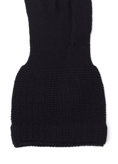 W/AC CARDIGAN STITCH KNITTED CUFFS GLOVES