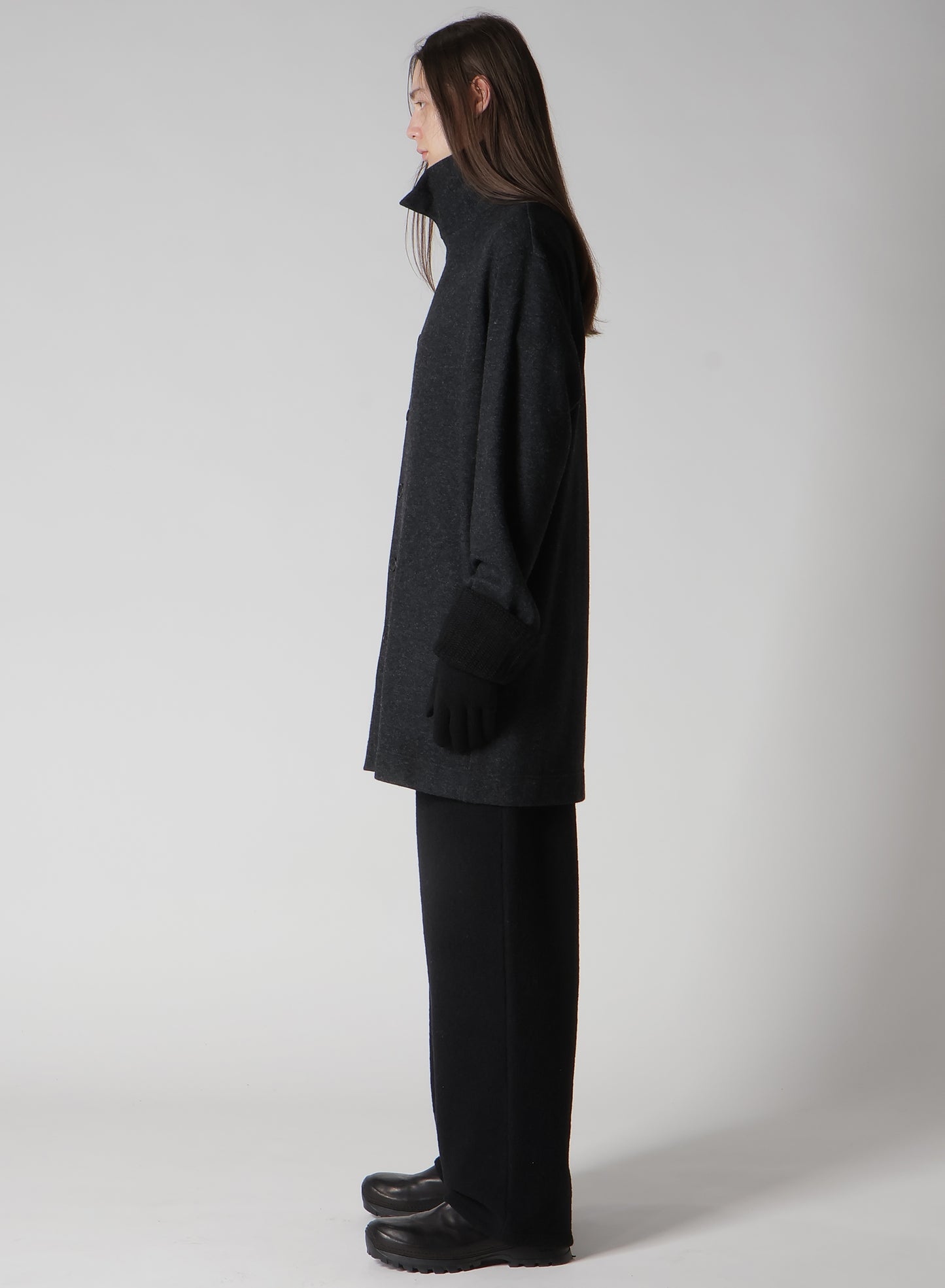 W/AC CARDIGAN STITCH KNITTED CUFFS GLOVES