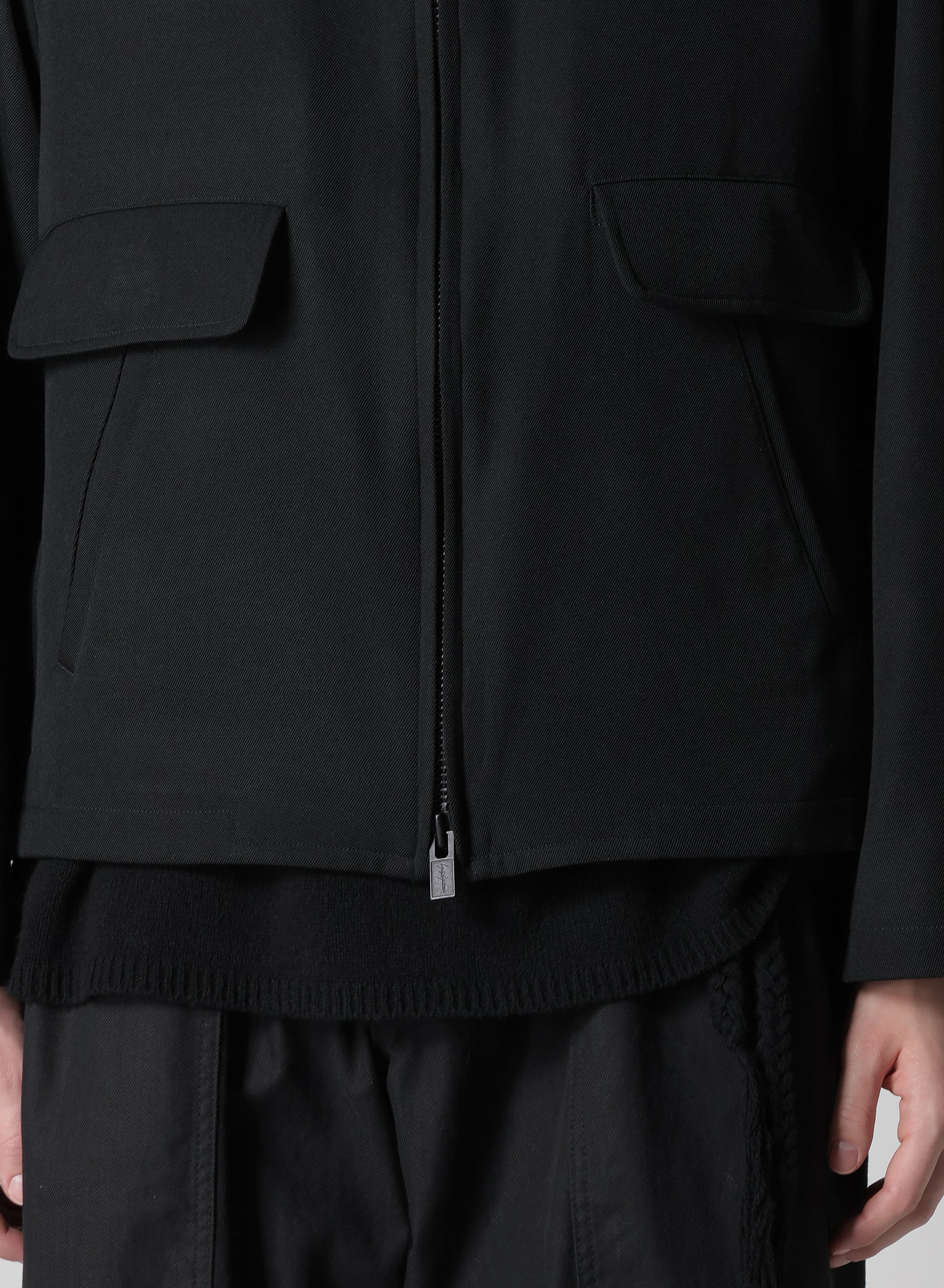 ARMY GABARDINE COLLAR TAB BLOUSON – THE SHOP YOHJI YAMAMOTO