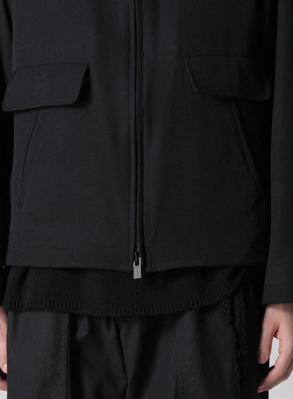 ARMY GABARDINE COLLAR TAB BLOUSON