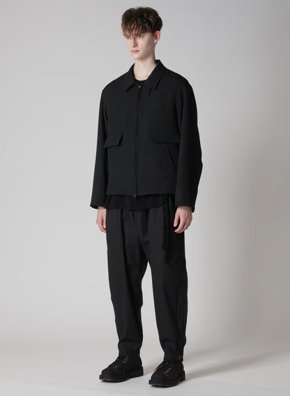 ARMY GABARDINE COLLAR TAB BLOUSON