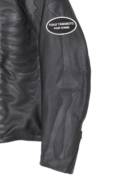 Yohji Yamamoto × VANSON LEATHERS BONE JACKET
