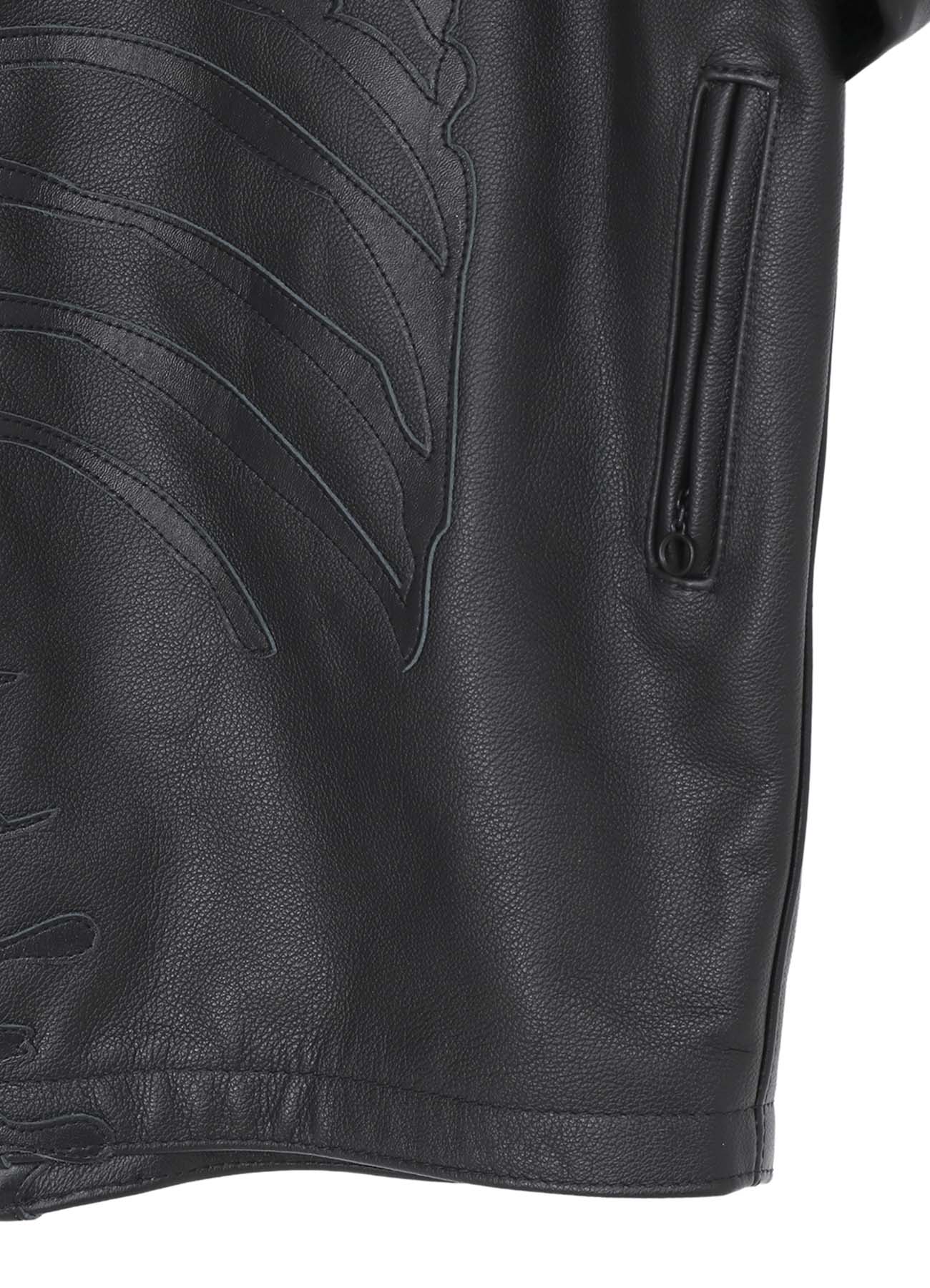 Yohji Yamamoto × VANSON LEATHERS BONE JACKET