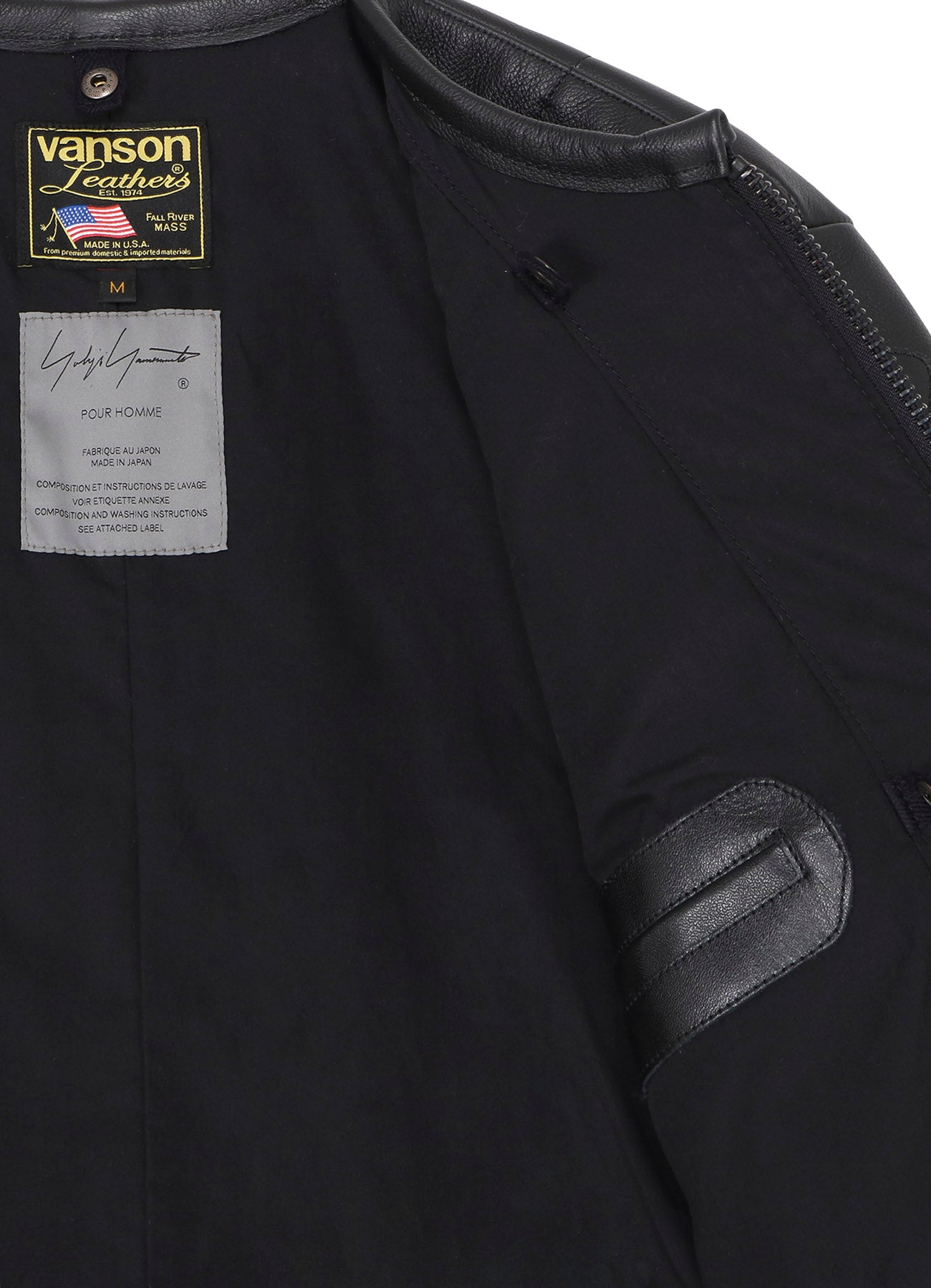 Yohji Yamamoto × VANSON LEATHERS BONE JACKET – THE SHOP YOHJI YAMAMOTO