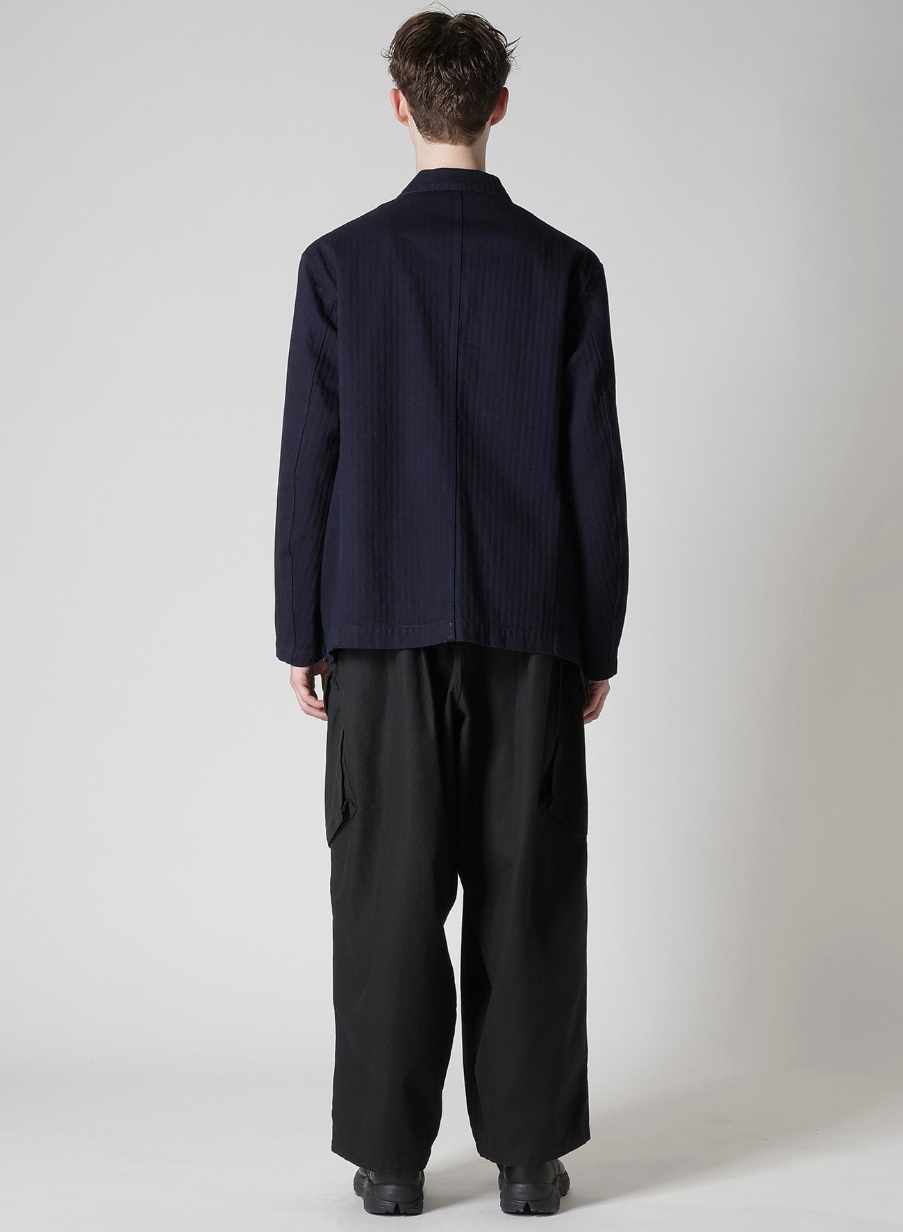 BS HERRINGBONE DENIM 5BS OVERLAP POCKET BLOUSON