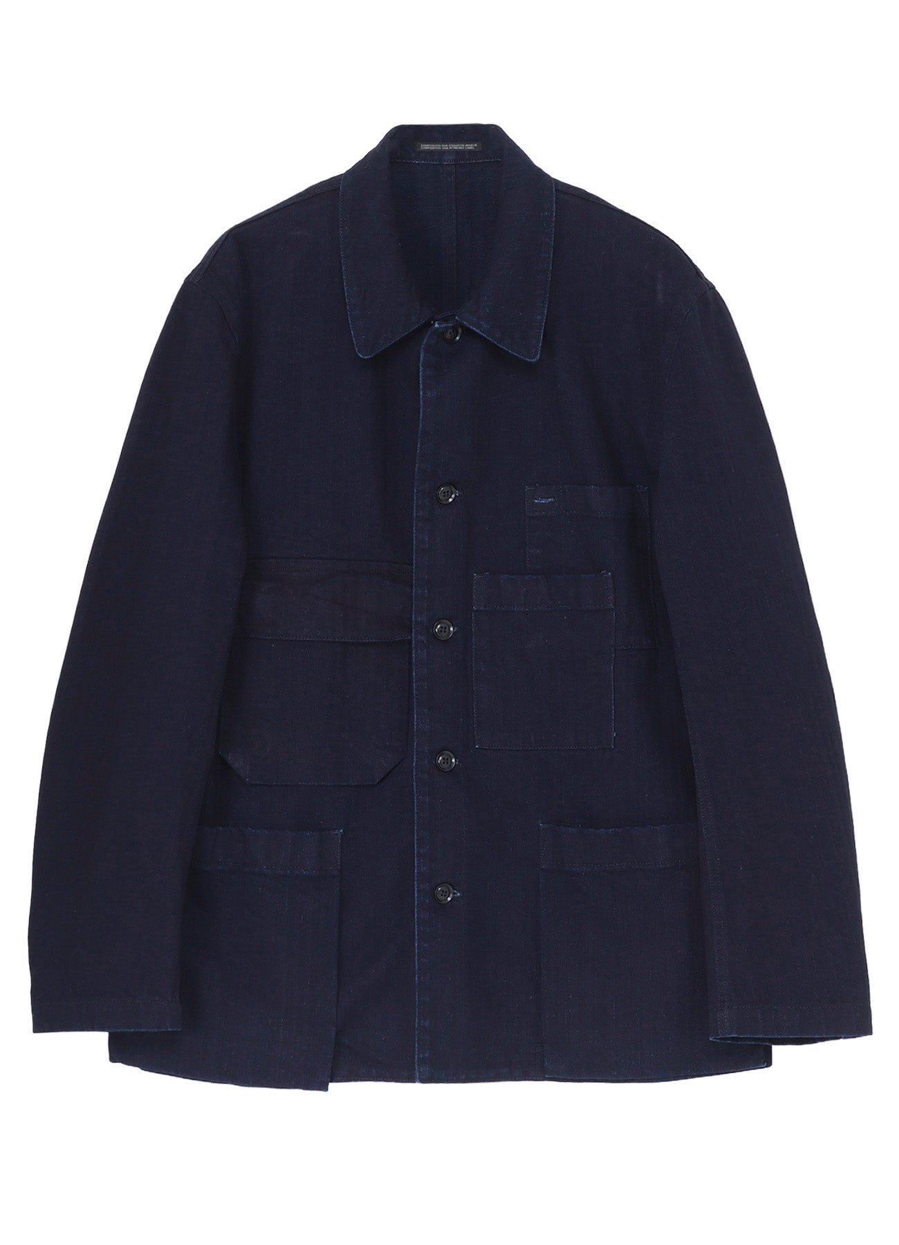 BS HERRINGBONE DENIM 5BS OVERLAP POCKET BLOUSON