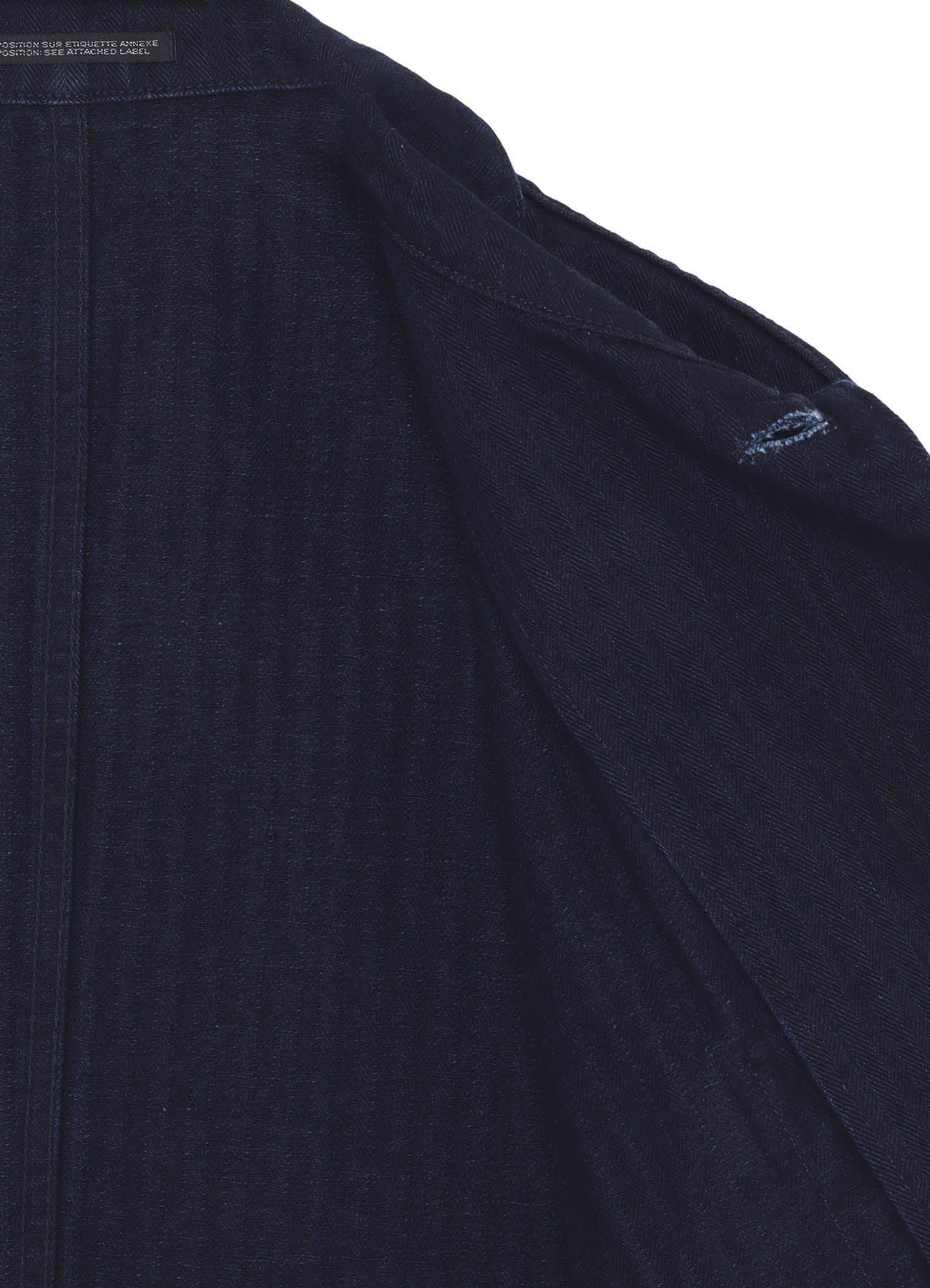 BS HERRINGBONE DENIM 5BS OVERLAP POCKET BLOUSON