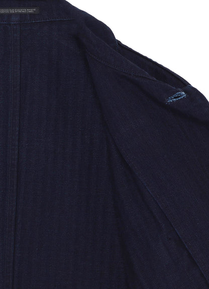 BS HERRINGBONE DENIM 5BS OVERLAP POCKET BLOUSON