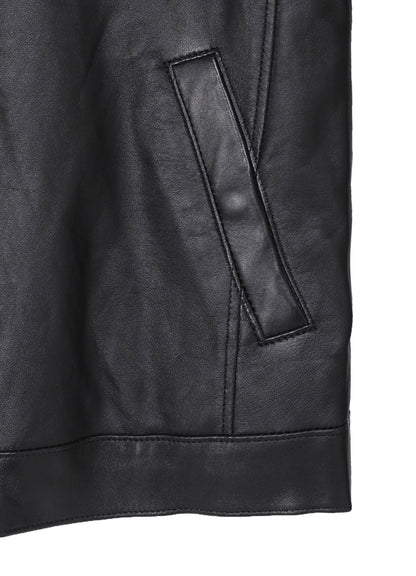 COMBI SHEEP DYED SINGLE ZIP BLOUSON