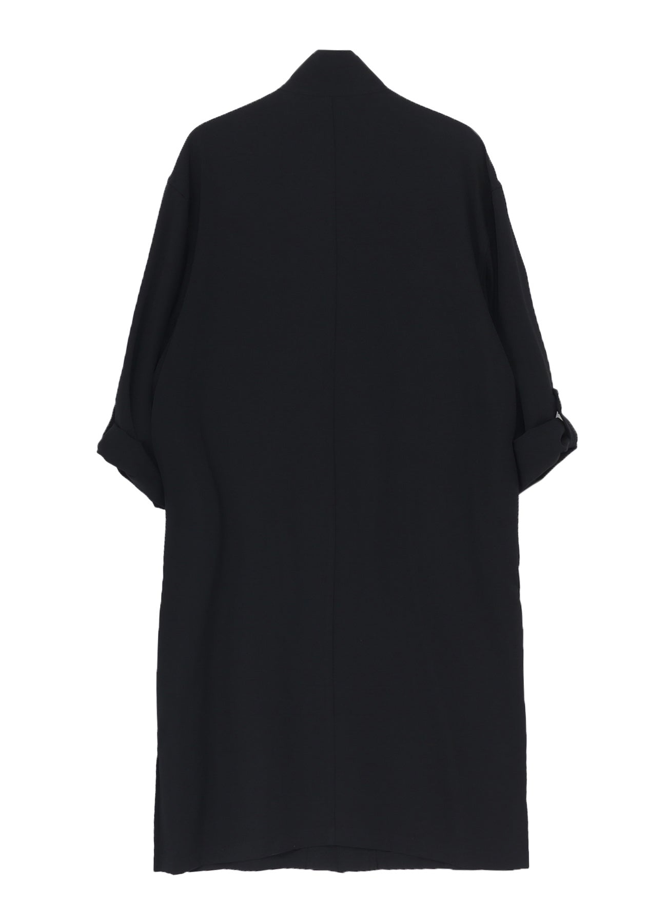 WOOL GABARDINE LONG SHIRT COAT